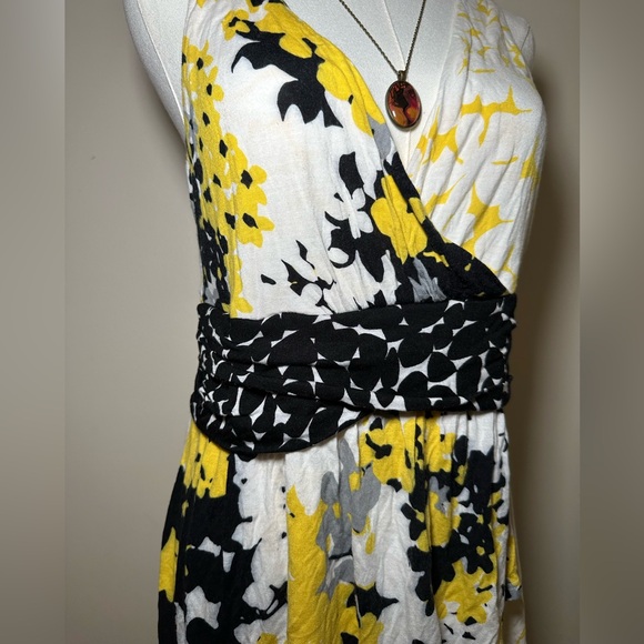 Y2K Preppy Babydoll Yellow Floral Top - Picture 3 of 5